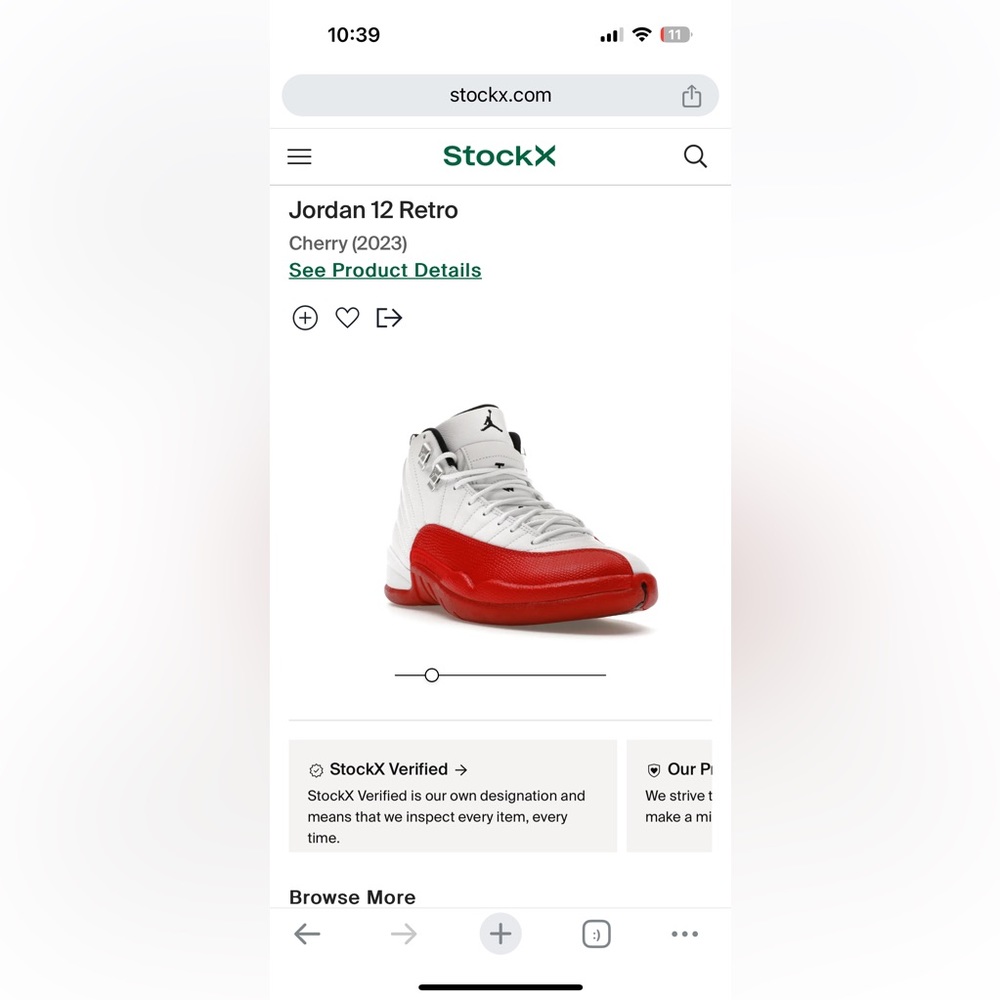 Air Jordan 12 retro “cherry” new in box